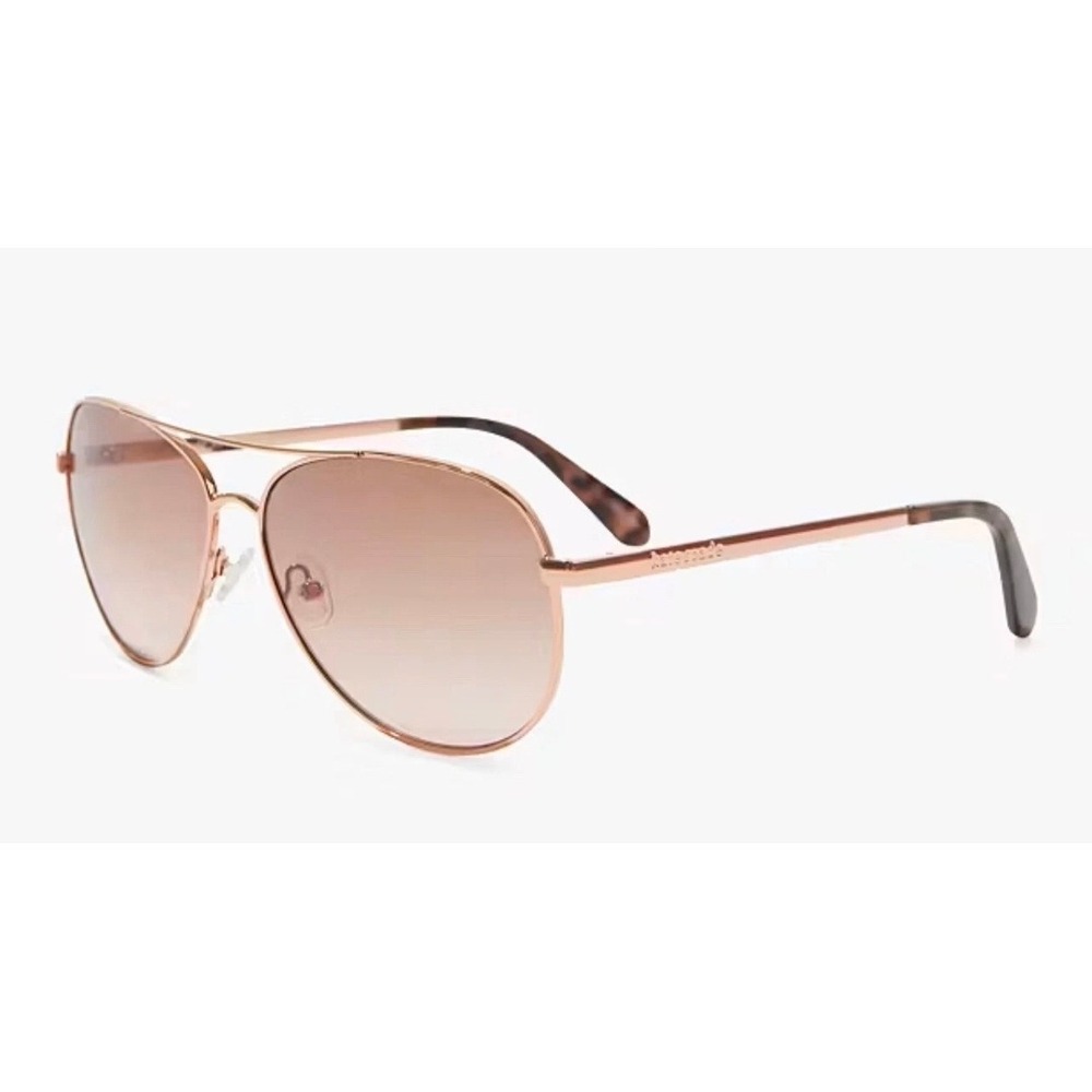 Kate Spade New York Emmaline Rose Gold Aviator Sunglasses with Gradient Lenses - Picture 9 of 9